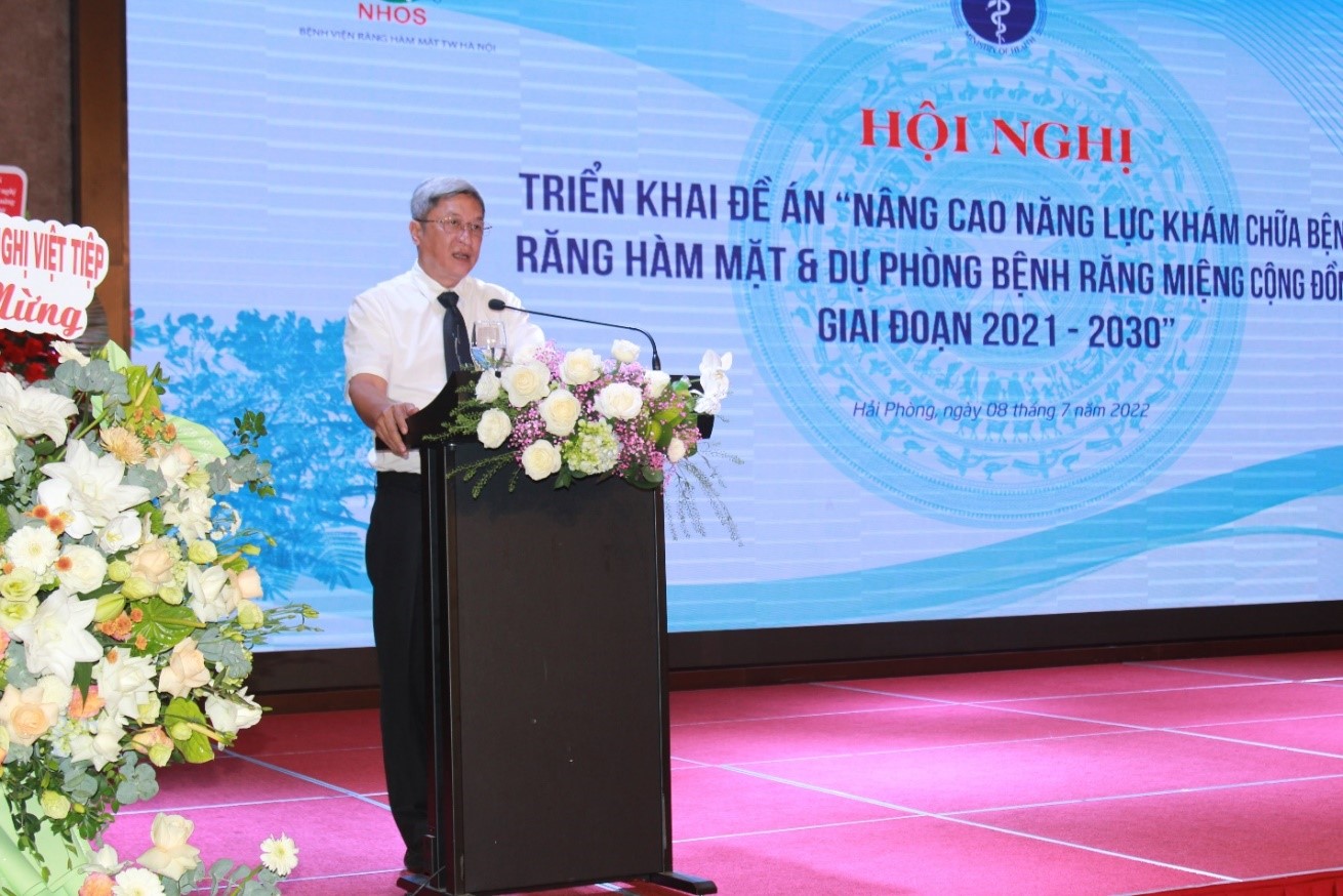 PGS.TS. Nguyễn Trường Sơn, Thứ trưởng Bộ Y tế  phát biểu chỉ đạo tại Hội nghị
